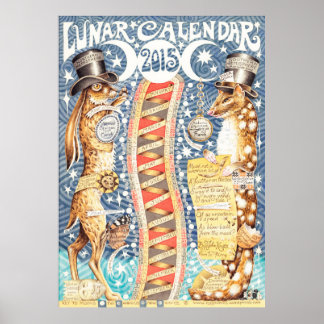 Lunarkalender 2015 poster