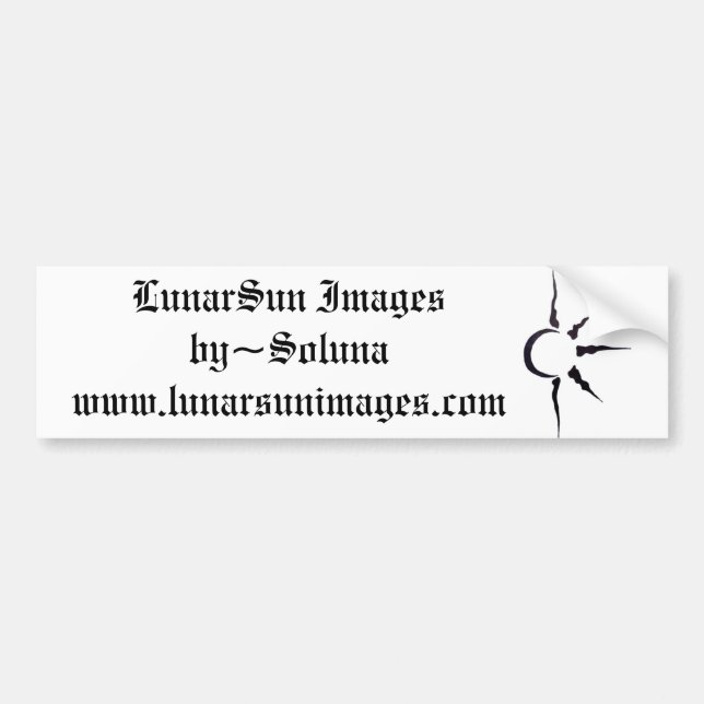 LunarSun logotypbildekal Bildekal (Framsidan)