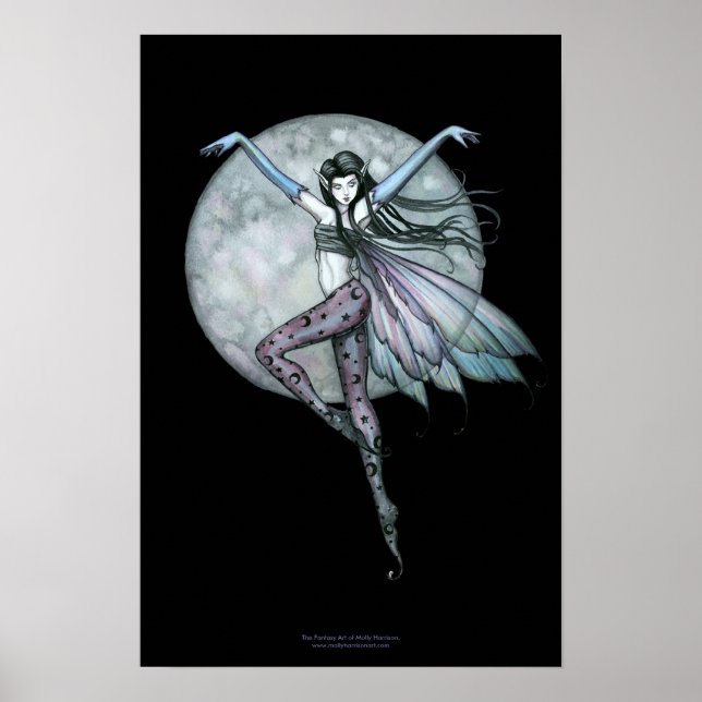 Lunas Ascent Gothic Fairy Affisch (Framsidan)