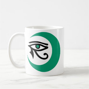 LunaSees logotypmugg (sid2: jade/svart, jadeöga) Kaffemugg