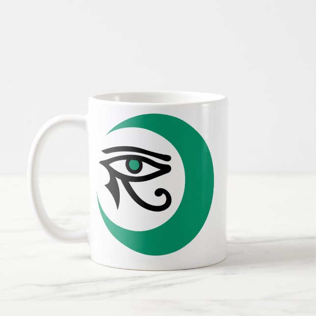 LunaSees logotypmugg (sid2: jade/svart, jadeöga) Kaffemugg (Vänster)