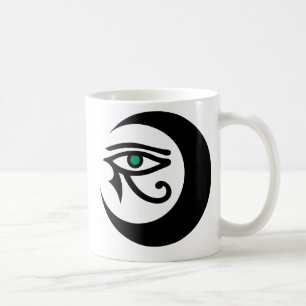LunaSees logotypmugg (svarten med jadeirisen) Kaffemugg