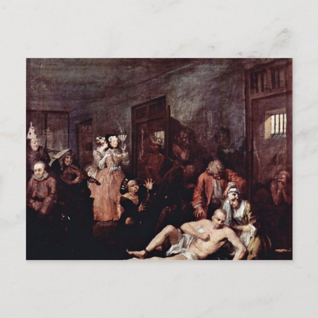 "Lunasyl" av Hogarth William Vykort (Framsida)