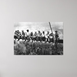 Lunch Atop A Skyscraper 1932 NYC Ironworking Large Canvastryck