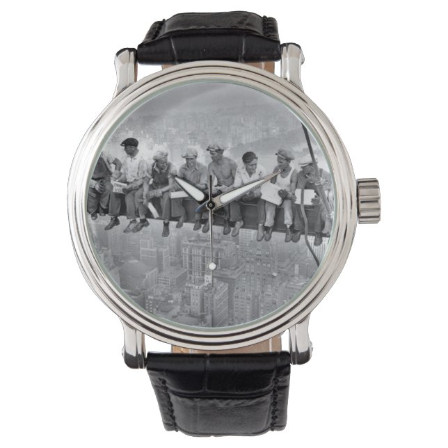 Lunch Atop A-Skyscraper Armbandsur (Framsida)