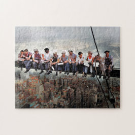 Lunch Atop A Skyscraper C1932 Färg Redux Pussel