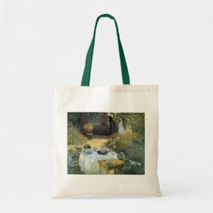 Lunch av Claude Monet, Vintage Impressionism Tygkasse