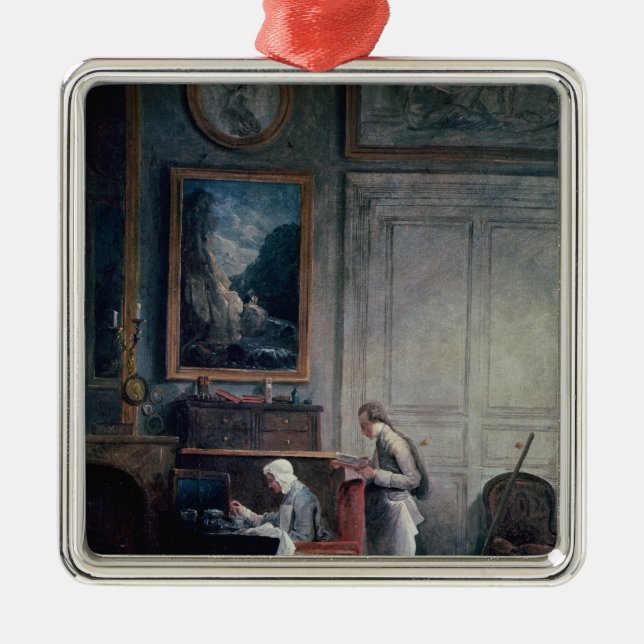 Lunch av madamen Geoffrin Julgransprydnad Metall (Framsidan)