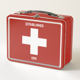 Lunch Box Croix Suisse - Established 1291