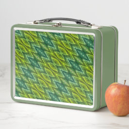 Lunch Box - Snakeskin Mönster i Gröntar