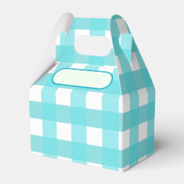 Lunch Box Vichy bleu ciel Presentaskar