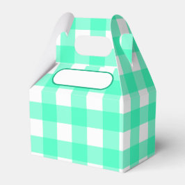 Lunch Box Vichy bleu turquoise Presentaskar