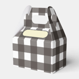 Lunch Box Vichy gris anthracite Presentaskar