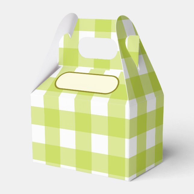 Lunch Box Vichy Gris clair Presentaskar (Framsidan Sidan)