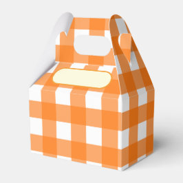 Lunch Box Vichy orange clair Presentaskar