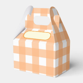 Lunch Box Vichy orange pastel Presentaskar