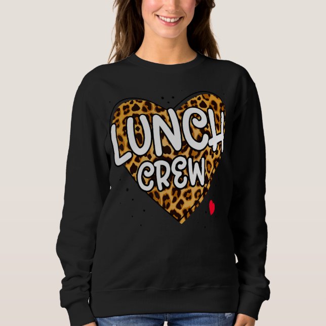 Lunch Crew Group Matching School Cafeteria Squad S T Shirt (Framsida)