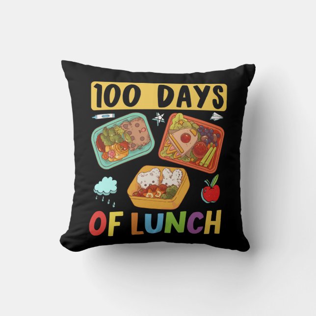 Lunch Dam 100 dagar av Lunch Lunch Dam Kudde (Framsida)