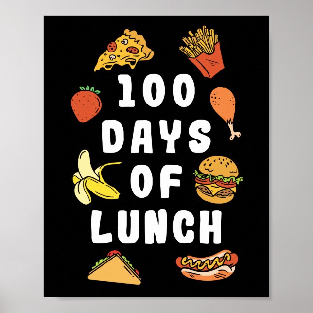 Lunch Dam 100 dagar av Lunch Lunch Dam Poster (Framsidan)