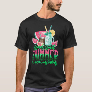 Lunch Dam av tjänstgöring förra dagen, skolsommaru T Shirt