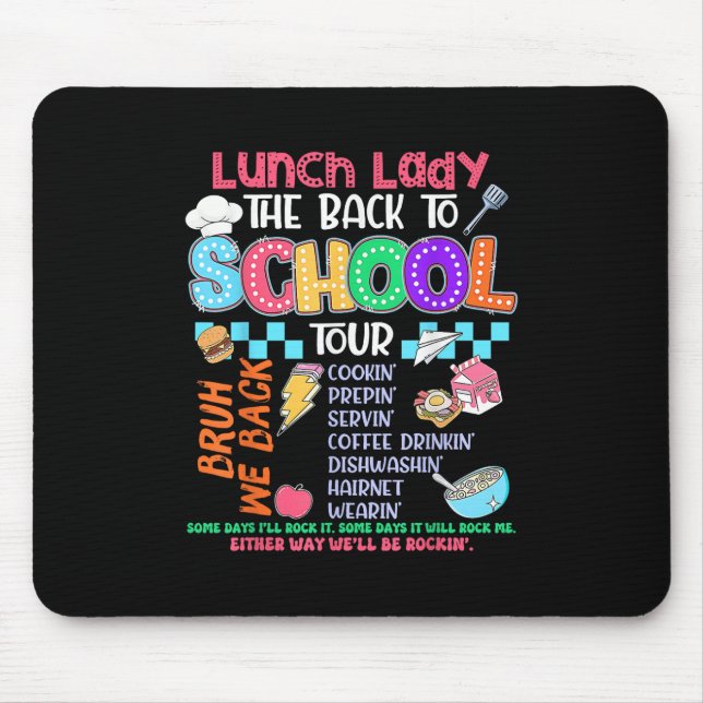 Lunch Dam Back to school Tour Cafeteria Crew Musmatta (Framsidan)