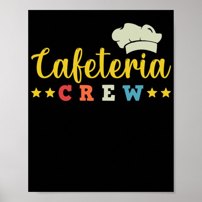 Lunch Dam Cafeteria Crew Lunch Dam Poster (Framsidan)
