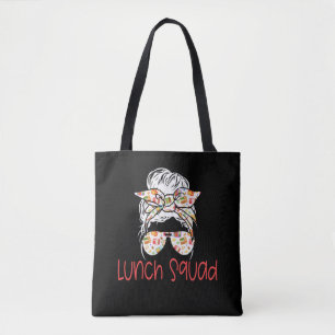Lunch Dam Cafeteria Worker Back to school Gift Tygkasse