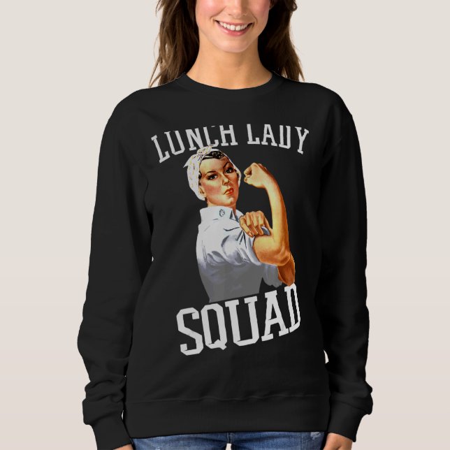 Lunch Dam Cafeteria Worker Lunch Dam Squad T Shirt (Framsida)