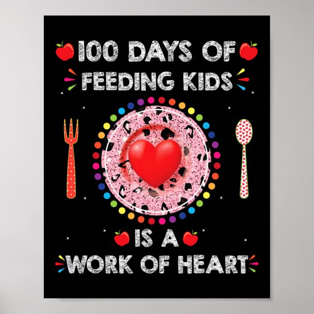 Lunch Dam-dagar för Lunch Dam Cafeteria Poster (Framsidan)