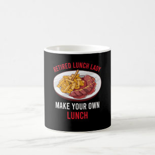 Lunch Dam Gift School Cafeteria Kaffemugg