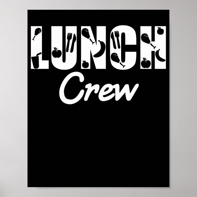 Lunch Dam Lunch Crew Lunch Dam Poster (Framsidan)
