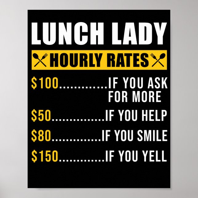 Lunch Dam Lunch Dam Hourly Rates Lunch Dam Poster (Framsidan)