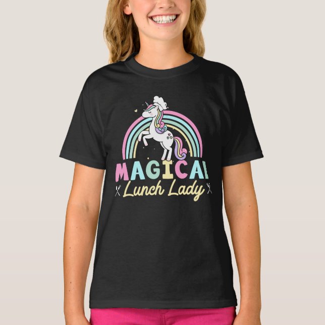 Lunch Dam Magic Lunch Dam Lunch Dam T Shirt (Framsida)
