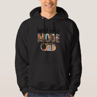 Lunch Dam Mode Off Leopard & Tie Dye Summer Lunch Hoodie