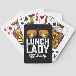 Lunch Dam of Duty Sunglasses förra skoldagen Casinokort