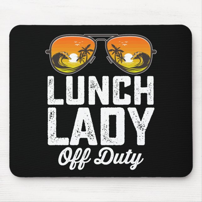 Lunch Dam of Duty Sunglasses förra skoldagen Musmatta (Framsidan)