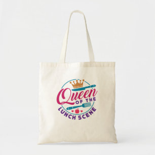 Lunch Dam Queen of the Lunch Scene Tygkasse