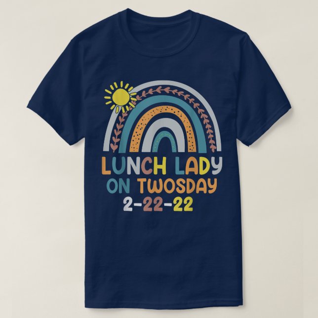 Lunch Dam Squad Cafeteria Crew 2222 R T Shirt (Design framsida)