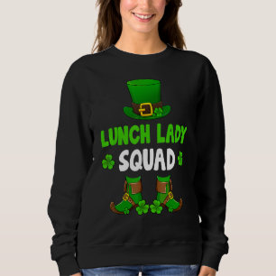 Lunch Dam Squad Funny Leprechaun Lycklig St Patric T Shirt