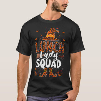 Lunch Dam Squad Leopard Witch Hat Halloween Lun T Shirt