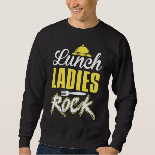Lunch Dam Sten Lunch Dam Squad tillbaka till Scho Lång Ärmad Tröja