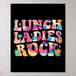 Lunch Dam Sten Tie Dye Cafeteria Crew Groovy La Poster