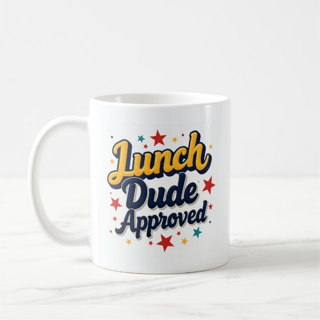 Lunch Dude Godkänd Kaffe Mugg (Vänster)