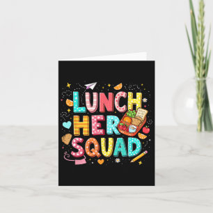 Lunch Hero Squad Preppy Back to school Lunch Dam Kort