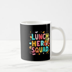 Lunch Hero Squad Proffsiga Lunchdamen Tillbaka Til Kaffemugg