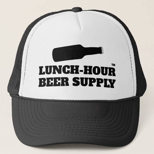 Lunch-Hour Beer Supply™ Trucker Hat Keps (Framsida)