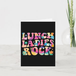 Lunch Ladies Rock Tie Dye Cafeteria Crew Groovy La Kort