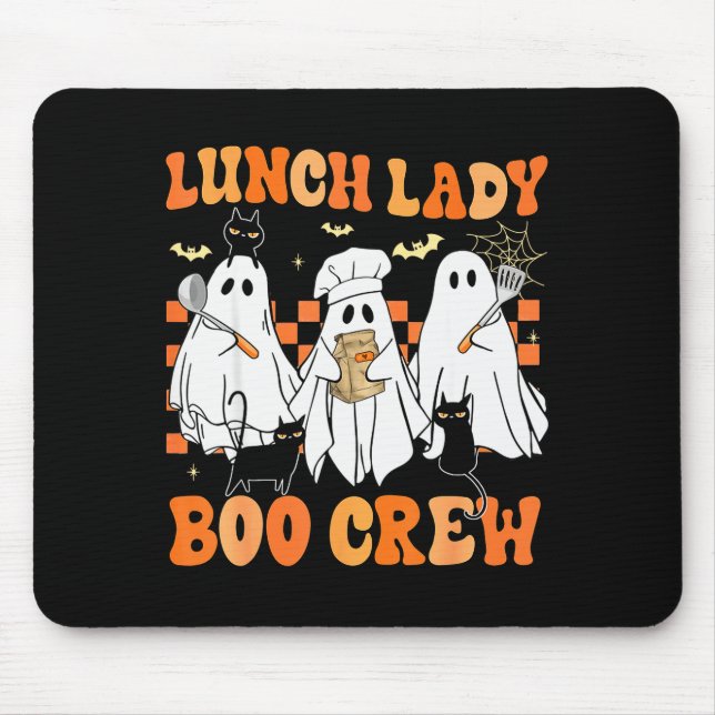 Lunch Lady Boo Crew Ghost Chef Funny Cafeteria Wor Musmatta (Framsidan)