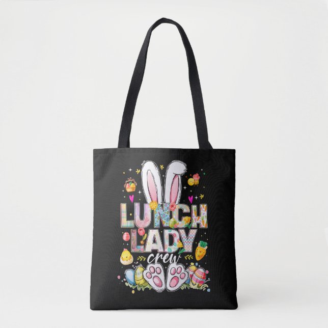 Lunch Lady Crew Rolig Kanin Tygkasse (Framsida)