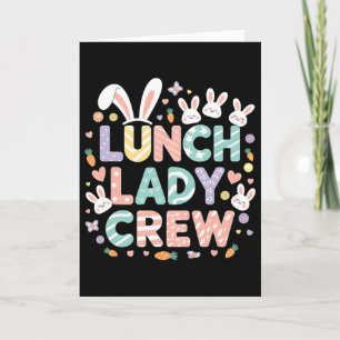 Lunch Lady Crew Rolig Lunch Lady Cafeteria Glad E Kort